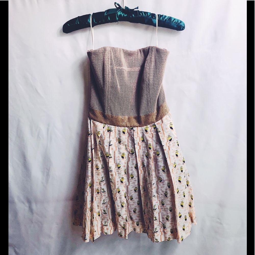 Rachael Roy strapless dress